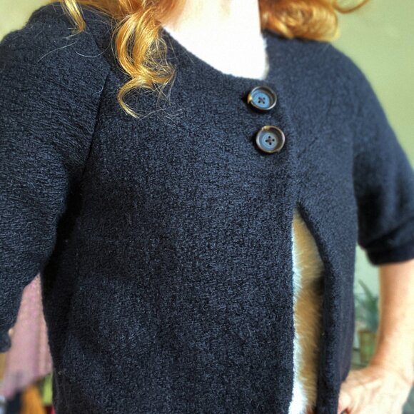 Like-new Banana Republic Cropped Wool Jacket - Picture 4 of 12